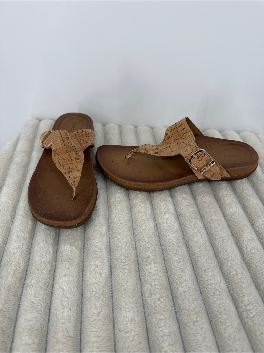 Aetrex Rita Orthopedic Thong Sandals size 7